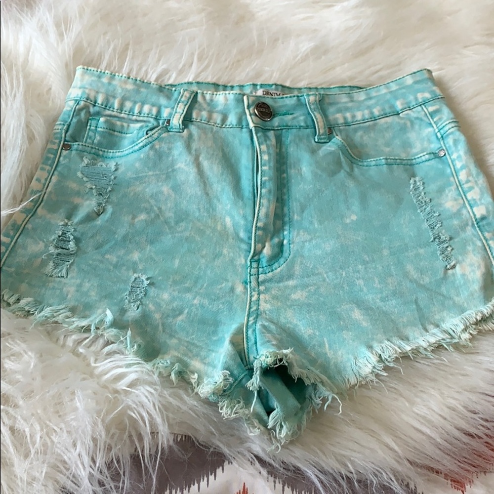 Mint High waist denim shorts
